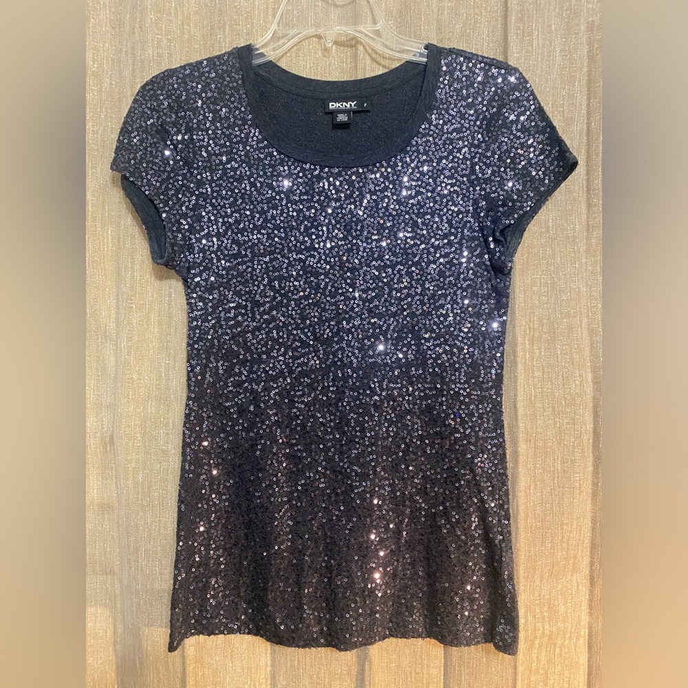 DKNY sequin tee shirt